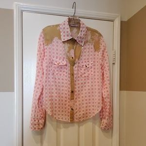 Calypso St. Barth thin cotton blouse. Size M.